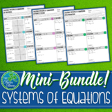 Systems of Equations Mini-Bundle