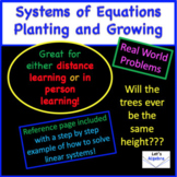 Systems of Equations: Planting and Growing