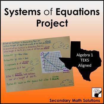 Preview of Systems of Equations Project