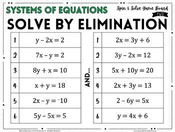 systems of equations online games