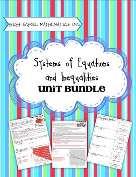 Preview of High School Math 1: Systems of Equations and Inequalities