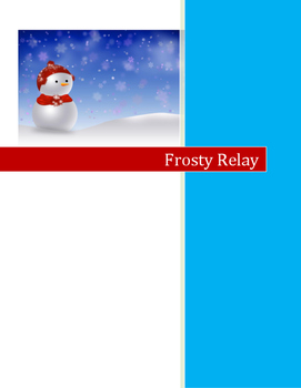 Preview of Systems of Equations Snowman Relay Race
