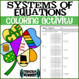 Systems of Equations St. Patrick's Day Personalized Shamro