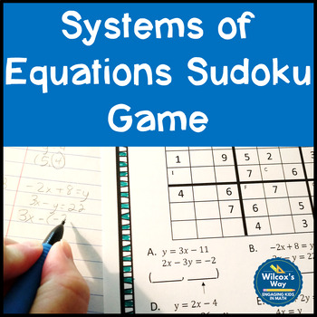 Preview of Systems of Equations Sudoku Game