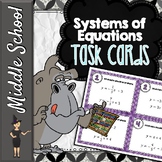 Systems of Equations Task Cards