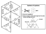 Systems of Equations by Elimination Game: Math Tarsia Puzzle