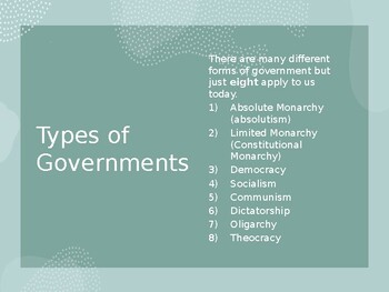 Systems Of Government The Most Common Forms Of Government TPT   Original 9266648 2 