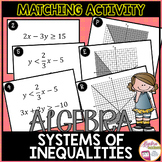 Graphing Systems of Linear Inequalities Card Match Activity