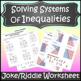Systems of Inequalities Activity {Solving Systems of Inequ