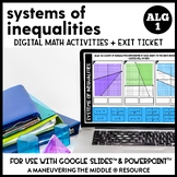 Systems of Inequalities Digital Math Activity