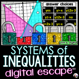 Systems of Inequalities Digital Math Escape Room Activity