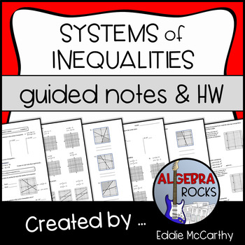 Preview of Systems of Linear Inequalities - Guided Notes and Homework