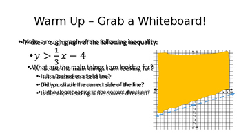 Preview of Systems of Inequalities Lecture PowerPoint