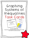 Systems of Inequalities Task Cards: Solving by Graphing an