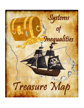 Preview of Systems of Inequalities Treasure Map Activity