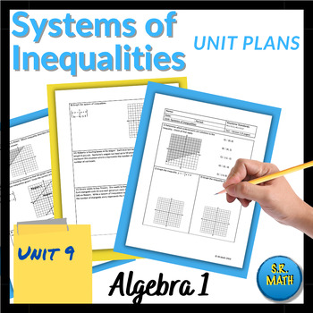 Preview of Systems of Inequalities Unit Plans: Algebra 1 Keystones Unit 9