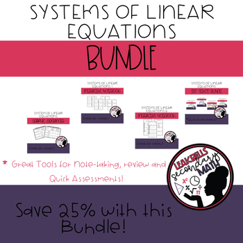 Preview of Systems of Linear Equations | BUNDLE