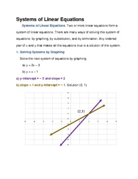 Preview of Systems of Linear Equations (English)