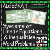 Systems of Linear Equations & Inequalities - Word Problems for Google Slides™