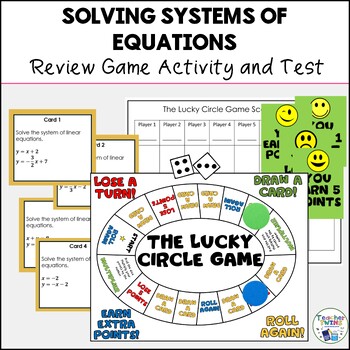 Preview of Solving Systems of Linear Equations Review Activity and Assessment/Test