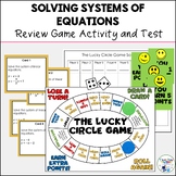 Solving Systems of Linear Equations Review Activity and As