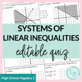 Systems of Linear Inequalities Quiz