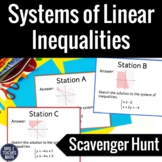 Systems of Linear Inequalities Scavenger Hunt