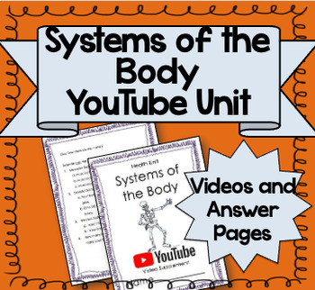 Preview of Systems of the Body Unit- YouTube Video Supplement