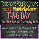 T-A-G DAY - Teacher-Author Giveaway Day - 31st August 2016