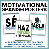 Tú Commands Positive Phrases Spanish Posters & Coloring Pa