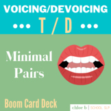 T D Minimal Pairs - Voicing / Devoicing Articulation Phono