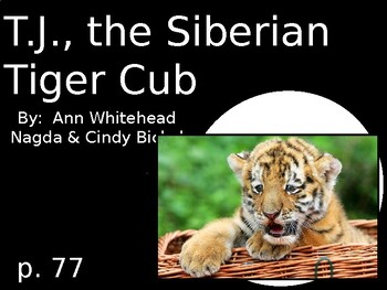 T.J., the Siberian Tiger Cub - Review and Vocab by Smileyville | TpT