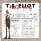 T.S. Eliot - Reading Activity Pack | National Poetry Month
