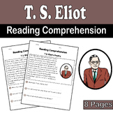 T. S. Eliot Reading Comprehension for K-2 | National Poetr
