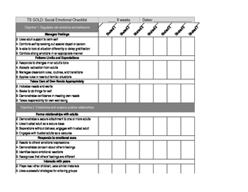 Preview of T.S. Gold Documentation Checklist