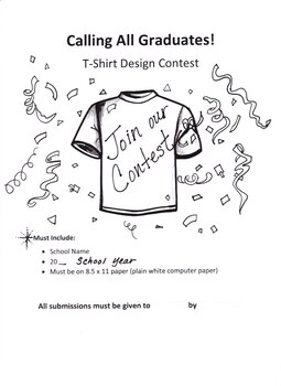 T-shirt design Contest Template