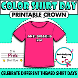 T Shirt Crown Printable Template To Celebrate Themed and C