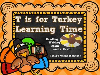Preview of T is for Turkey Learning Time