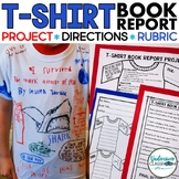T Shirt Book Report Project & Rubric Set | Book Report Project