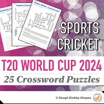 Preview of T20 Cricket World Cup - Teams 2024 - Crossword Puzzles