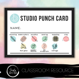 TAB Art Studio Punch Card