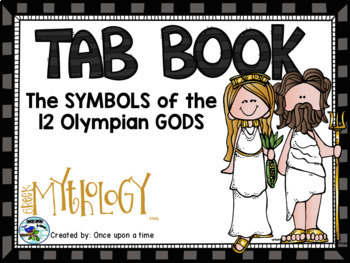 Preview of GREEK MYTHOLOGY TAB BOOK The symbols of the 12 Greek Olympian Gods