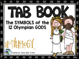 GREEK MYTHOLOGY TAB BOOK The symbols of the 12 Greek Olymp