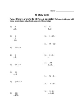 Free TABE Math Practice Test 