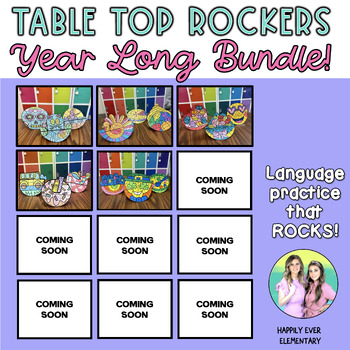 Preview of TABLE ROCKERS | ELA YEAR LONG BUNDLE | LANGUAGE PRACTICE