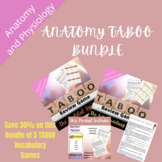 TABOO Anatomy BUNDLE (5 Packs in Bundle) Vocabulary Card Game