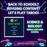 TABOO: Back to school / Revision Biology & Science GAME!