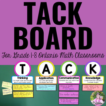 Preview of TACK Board for the Ontario Mathematics Classroom