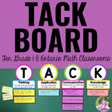 TACK Board for the Ontario Mathematics Classroom