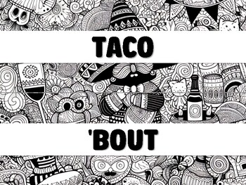 Preview of TACO 'BOUT AWESOME STUDENTS! Cinco De Mayo Bulletin Board Decor Kit